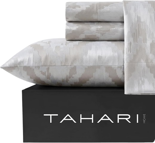 Lilliana 5-Piece Bedding Set, King, Light Gray 